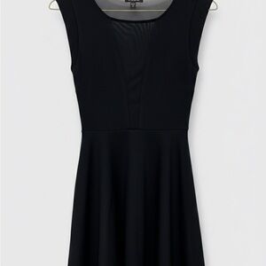 bebe Classic Black Mini Dress